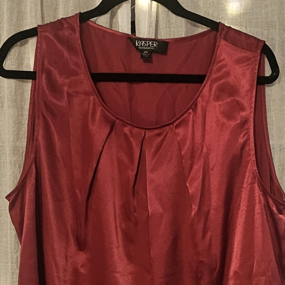 Kasper Dress Tank Top 2X